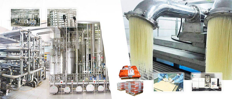 SHANGSHUI FUYUAN GELATIN CO. linha de produção do fabricante